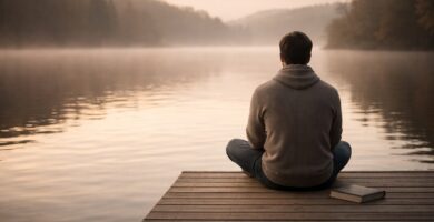 Espacio de silencio y reflexión que representa la mansedumbre cristiana como fuerza interior y dominio propio.