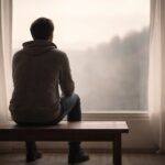 Persona en actitud de espera tranquila, simbolizando la paciencia cristiana y la confianza en Dios durante el proceso.